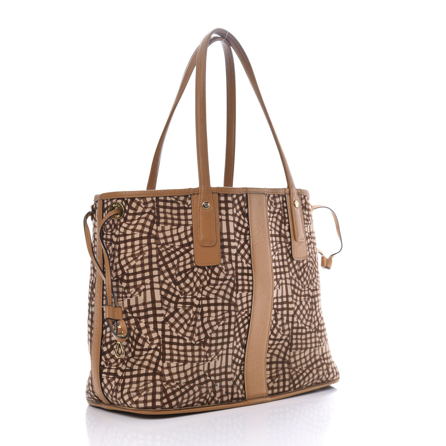 Visetos Medium Liz Reversible Shopper Tote Cognac