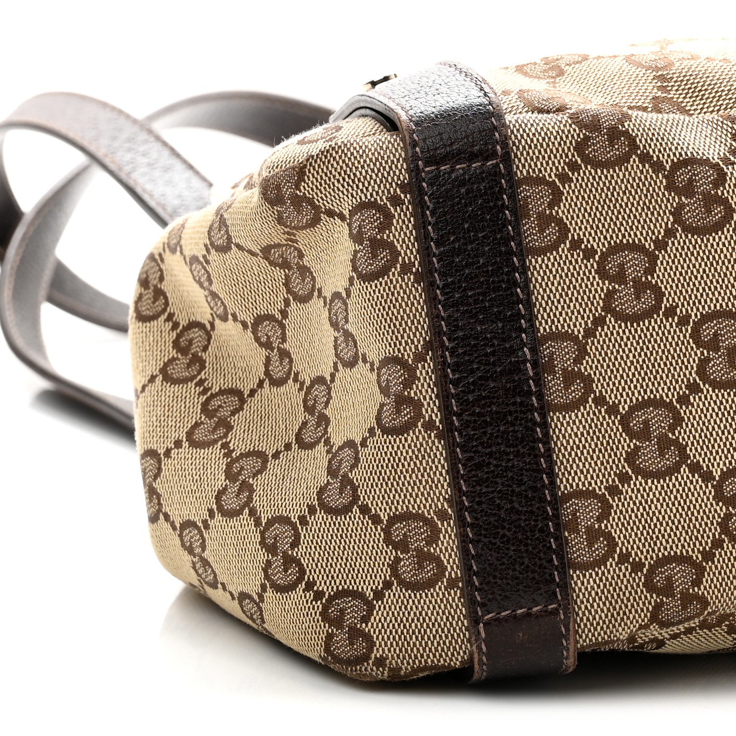 Gucci Monogram Medium Abbey Shoulder Bag Dark Brown 9 of 11