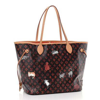 Louis Vuitton Catogram Neverfull MM Marron 4 of 11