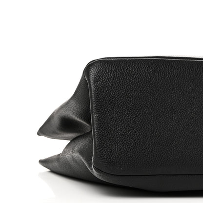 Versace Grained Calfskin Virtus V Tote Black 8 of 9