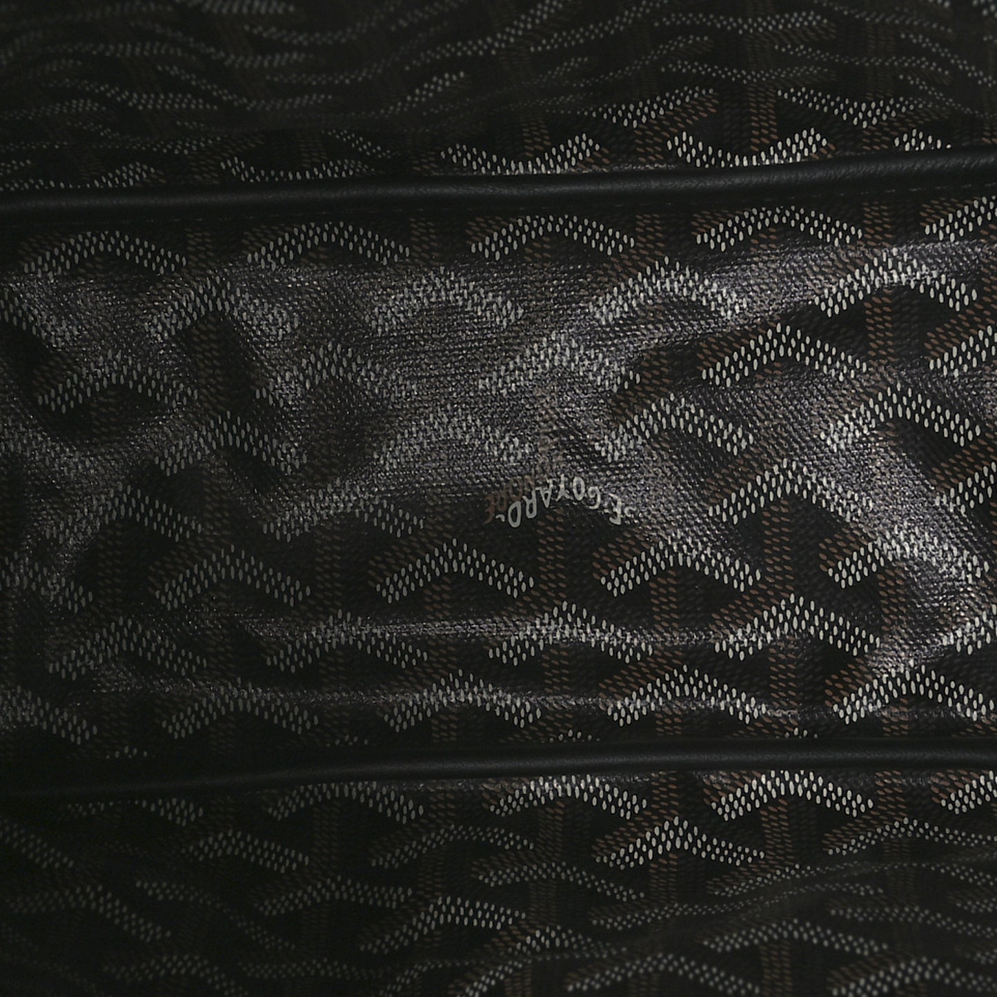 Goyardine Reversible Mini Anjou Black