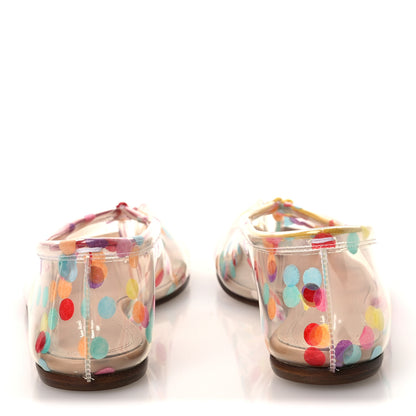 Maison Margiela PVC Confetti Printed Tabi Ballerina Flats 39 Multicolor 6 of 11