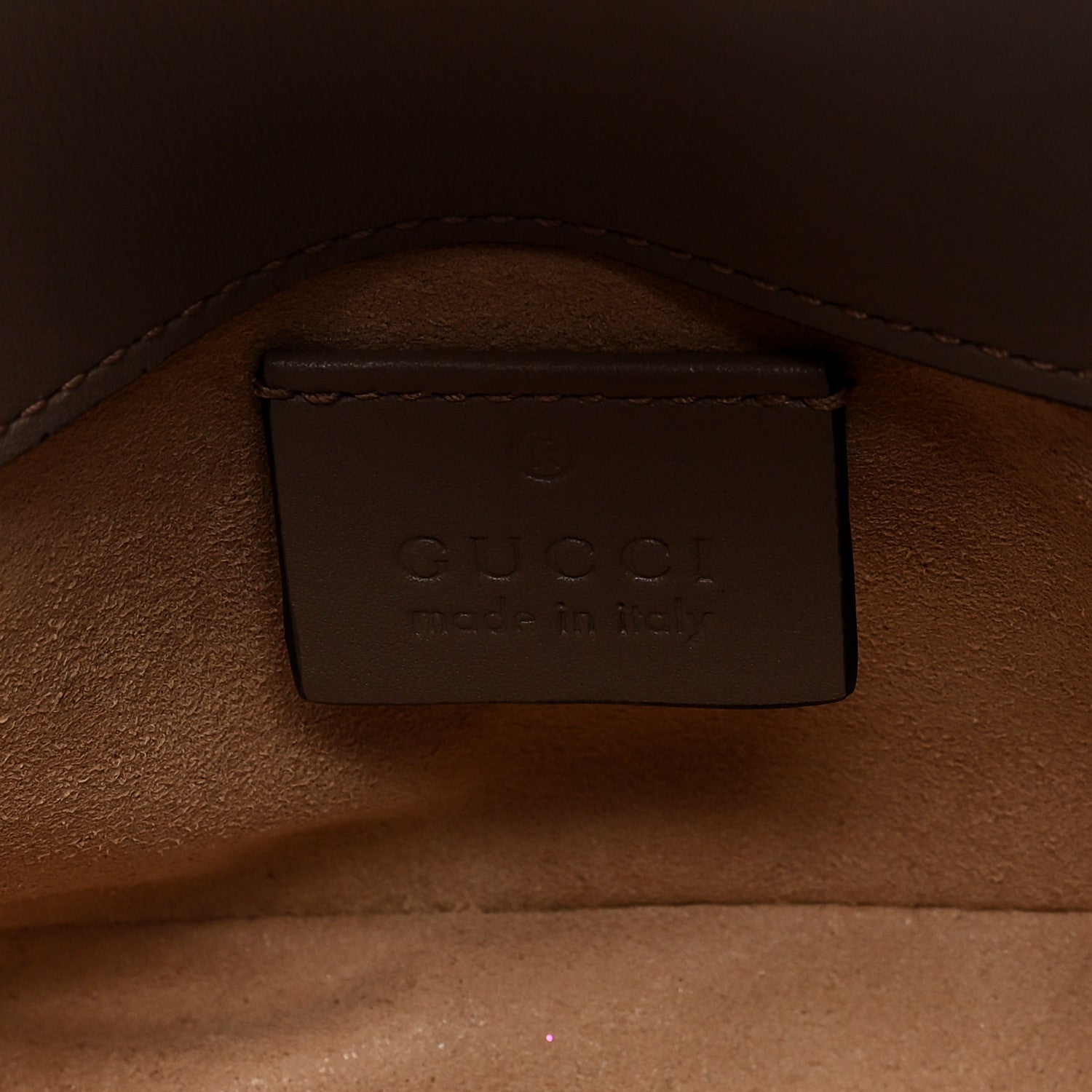 Gucci Calfskin Matelasse Super Mini GG Marmont Shoulder Bag Porcelain Rose 6 of 10