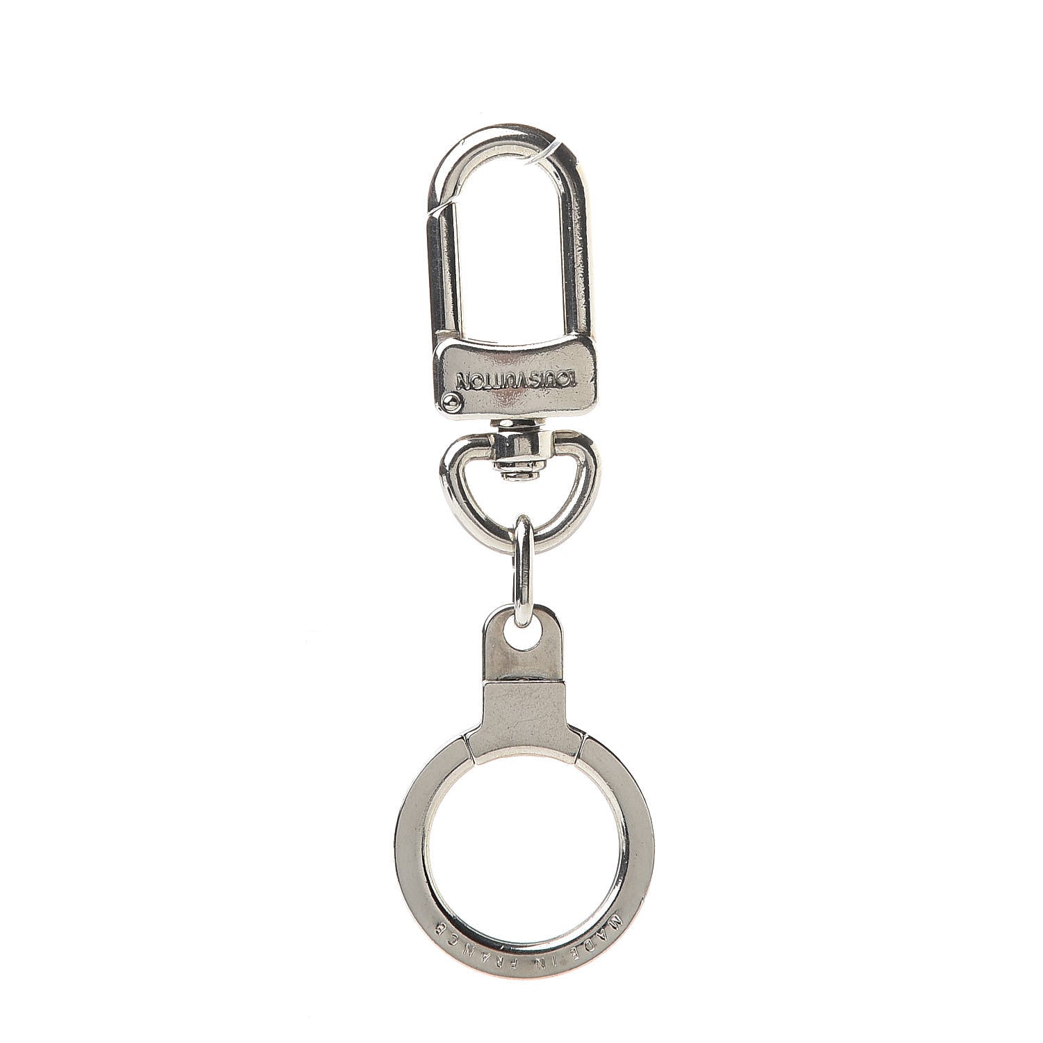 Louis Vuitton Pochette Extender Key Ring Silver 1 of 3