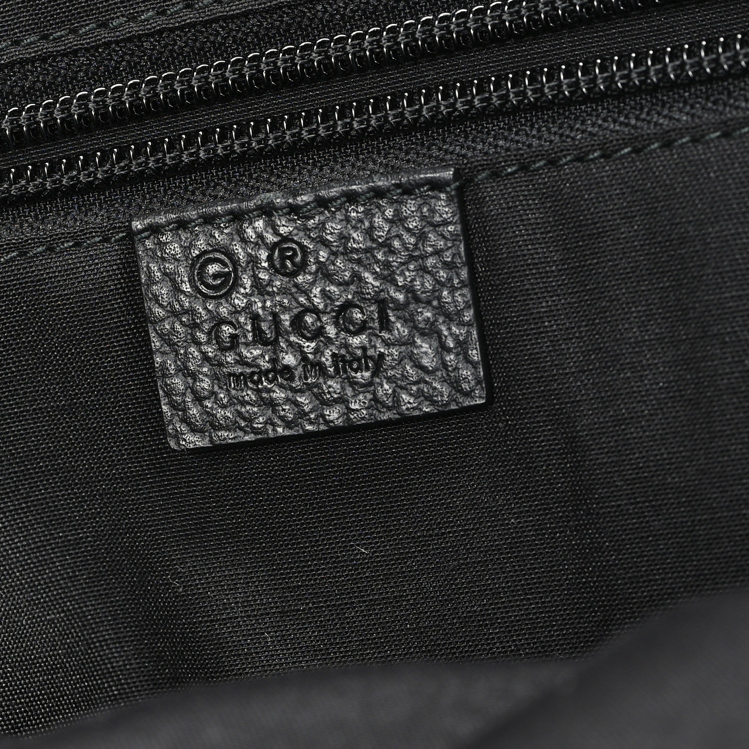 Gucci Denim Monogram Large Tote Black 6 of 12