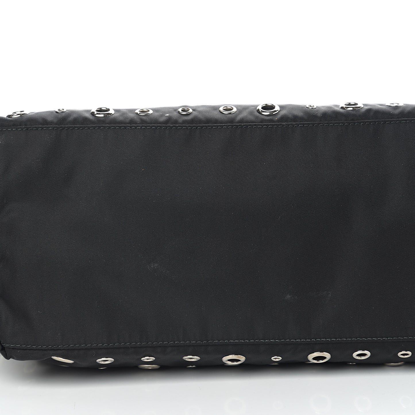 Nylon Metal Grommet Bag Black