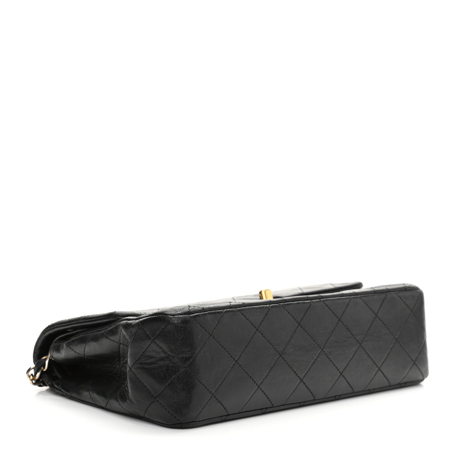 Chanel Lambskin Quilted Small Double Flap Black 3 of 13