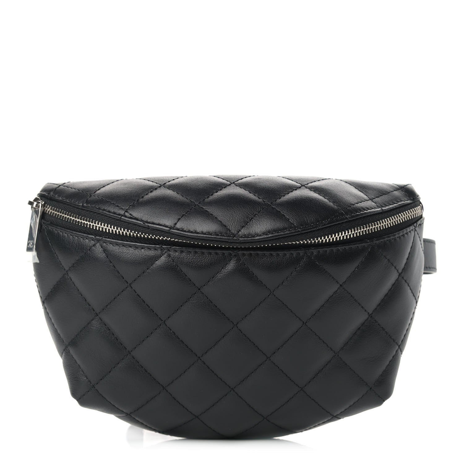 Chanel Lambskin Quilted Waist Belt Bag Black 1 of 11