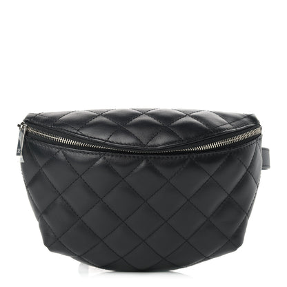 Chanel Lambskin Quilted Waist Belt Bag Black 1 of 11