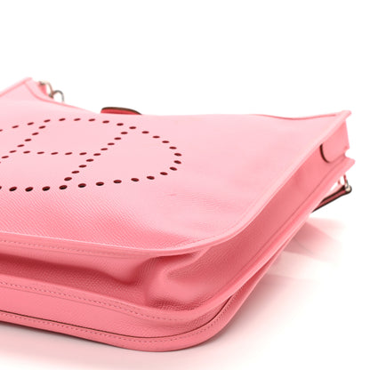 Hermes Epsom Evelyne III PM Rose Confetti 14 of 15