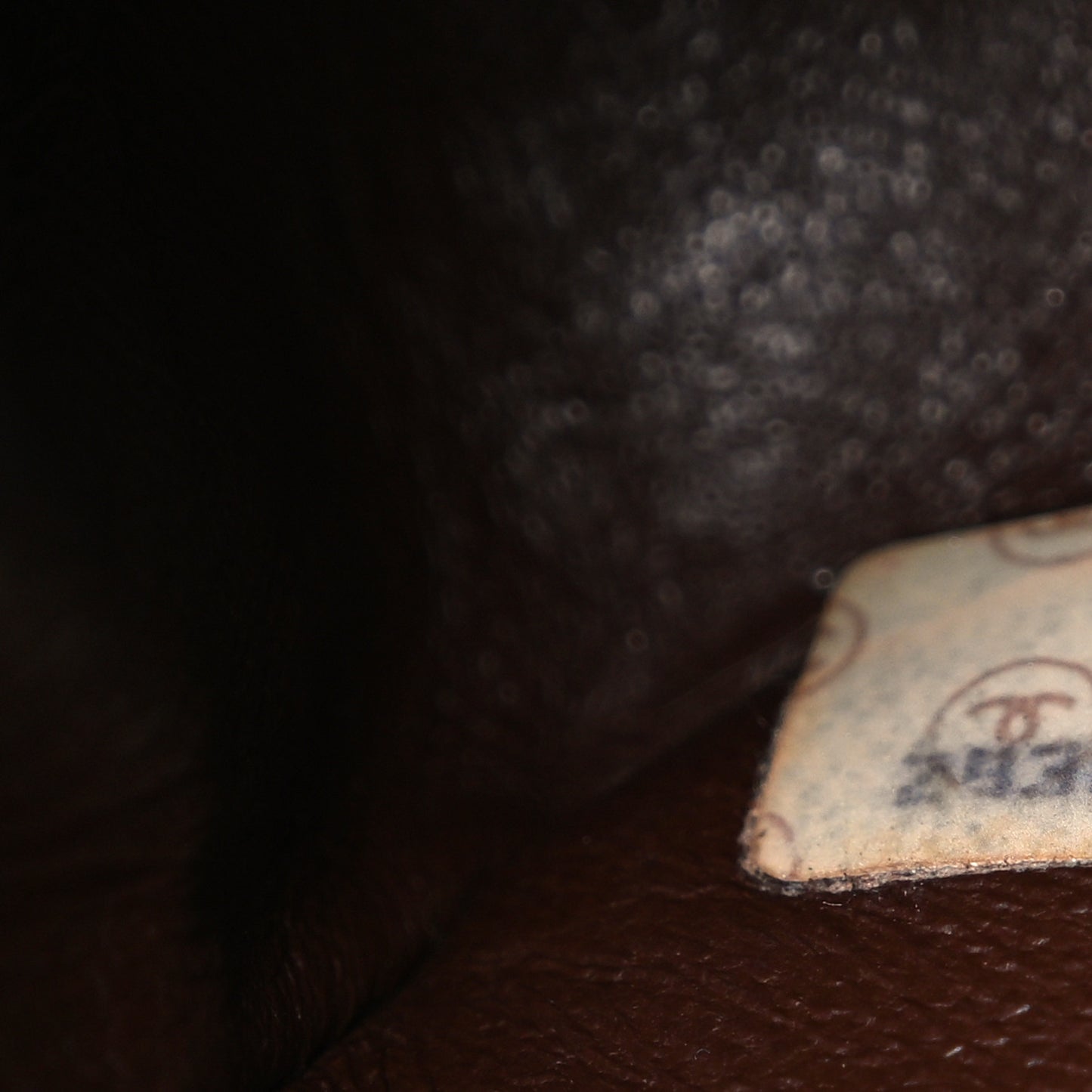 Lambskin Quilted Small Double Flap Brown