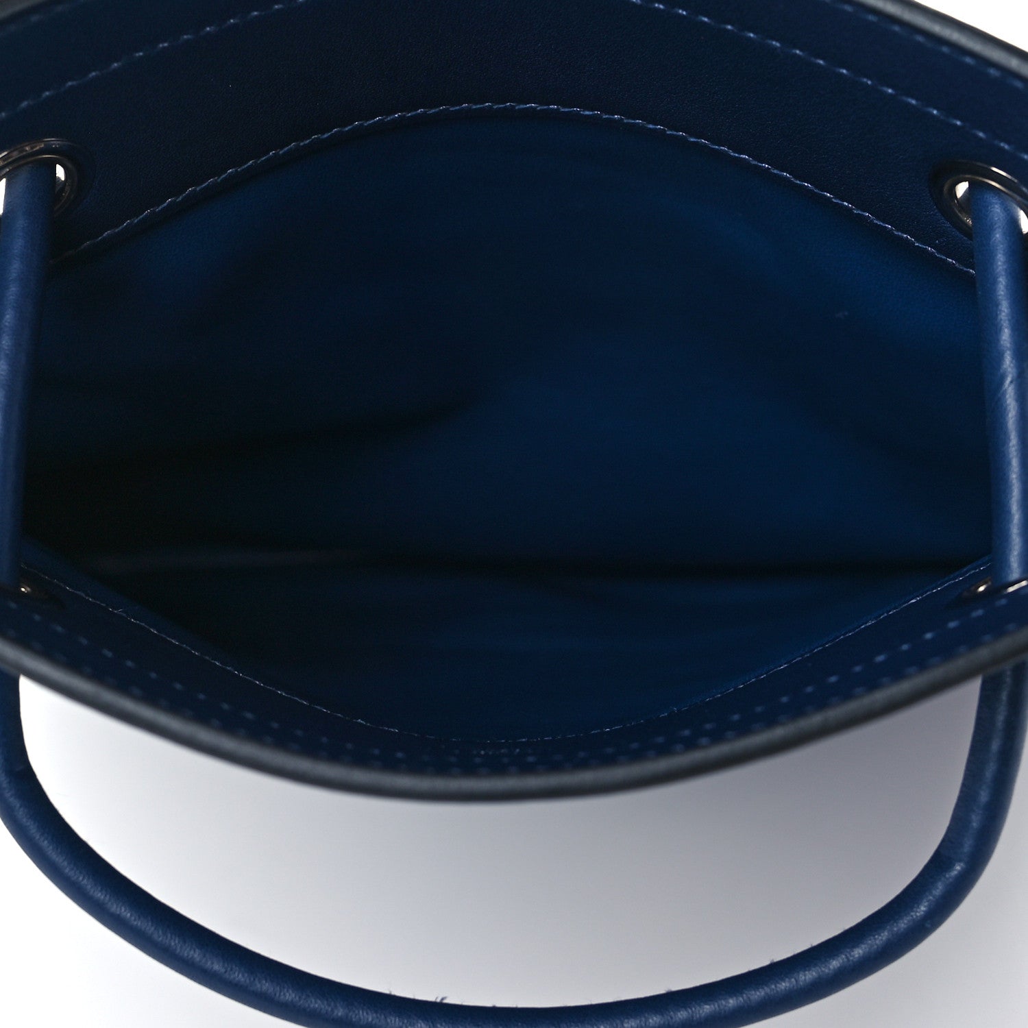 Hermes Milo Lambskin Swift Mini Aline Deep Blue 4 of 9