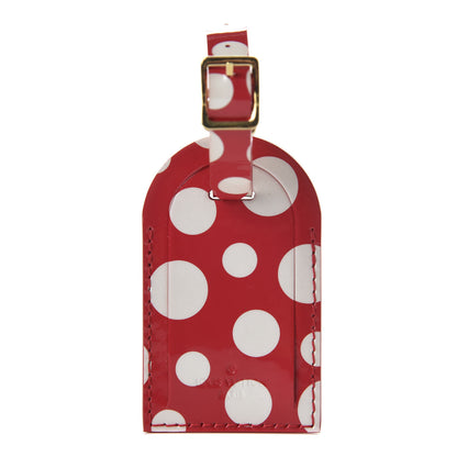 Louis Vuitton Kusama Infinity Dots Luggage Tag Red 1 of 4