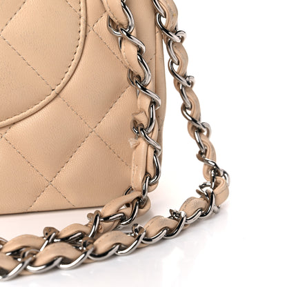 Chanel Lambskin Quilted Jumbo Double Flap Beige 20 of 21