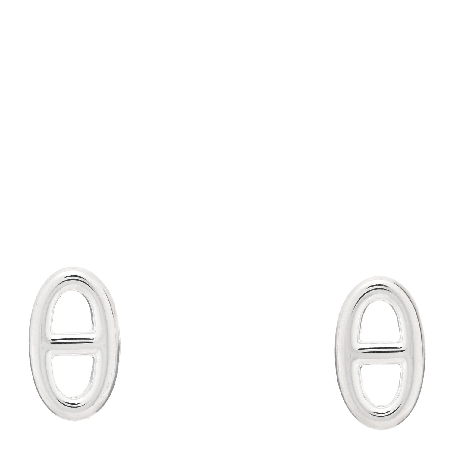 Hermes Sterling Silver TPM Farandole Earrings 1 of 5