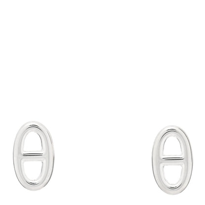 Hermes Sterling Silver TPM Farandole Earrings 1 of 5
