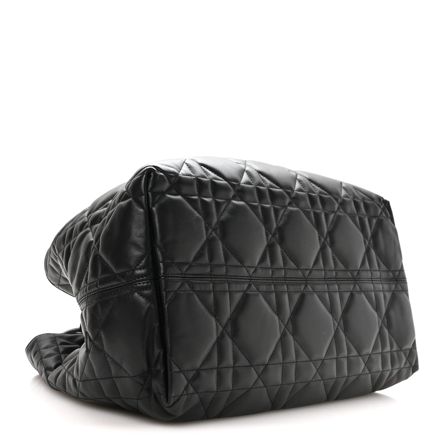 Calfskin Macrocannage Large Toujours Black