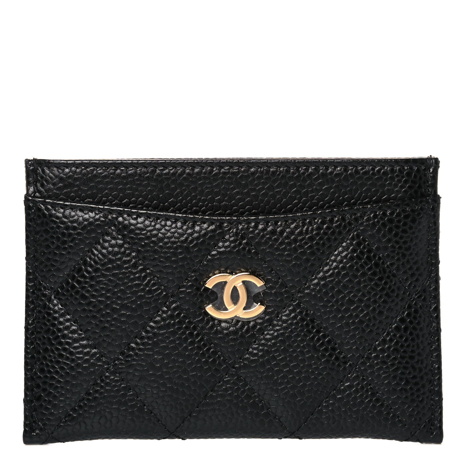 Chanel Caviar Quilted Card Holder Black 1 of 9