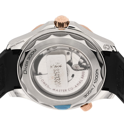 Omega Stainless Steel 18K Sedna Gold Rubber 42mm Seamaster Diver 300M Co-Axial Master Chronometer Automatic Watch Black 210.22.42.20.01.002 4 of 5