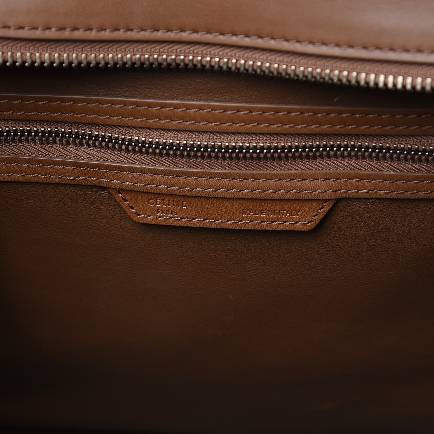 Celine Smooth Calfskin Mini Tri-Color Luggage Brown 6 of 14