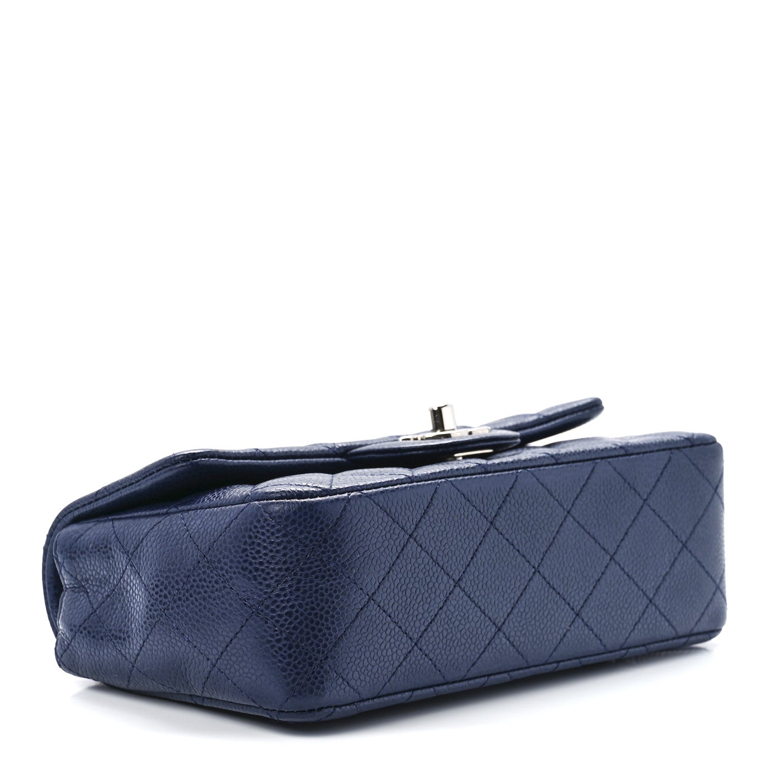 Chanel Caviar Quilted Mini Rectangular Flap Navy 4 of 12