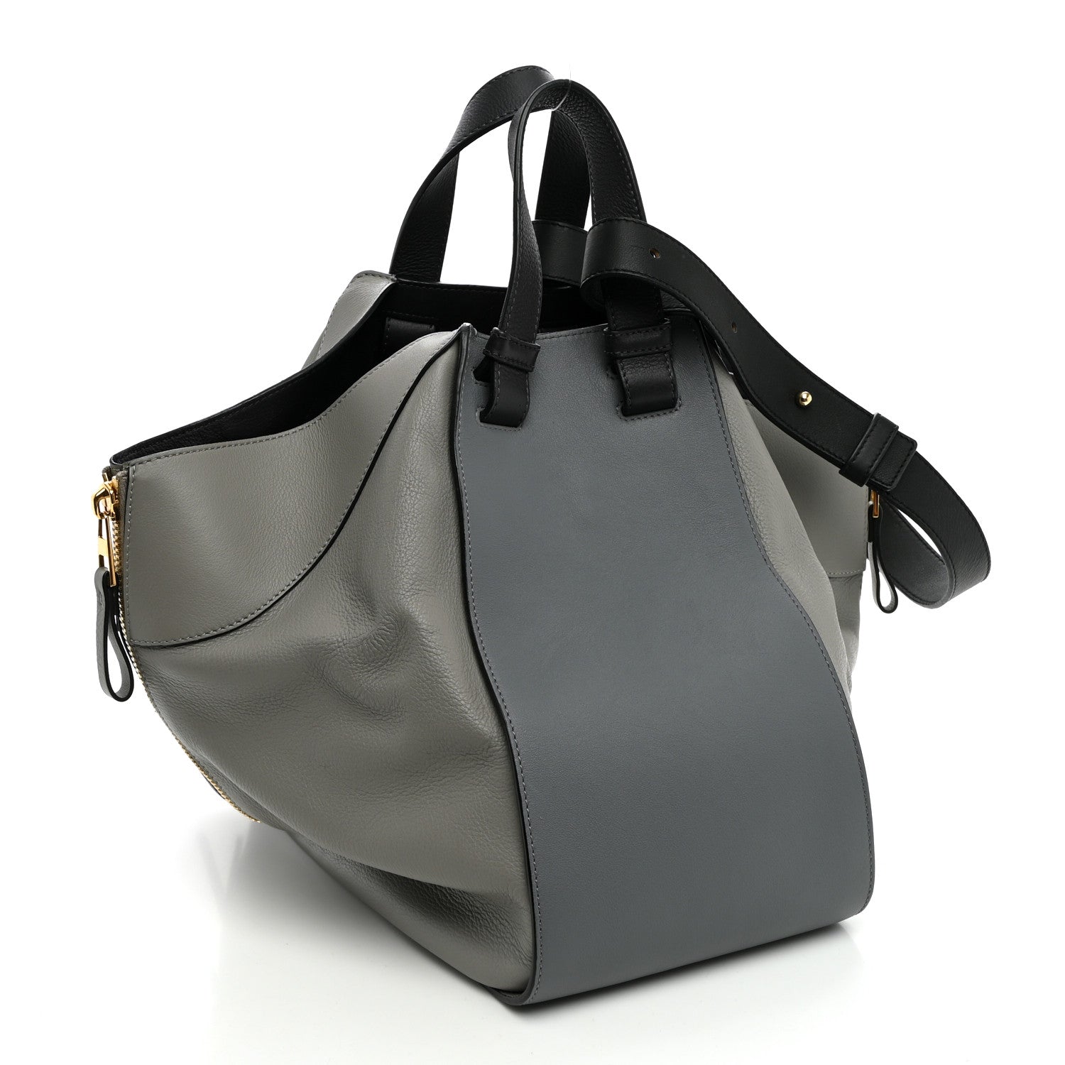 Loewe Calfskin Large Hammock Shoulder Bag Grey 3 of 10
