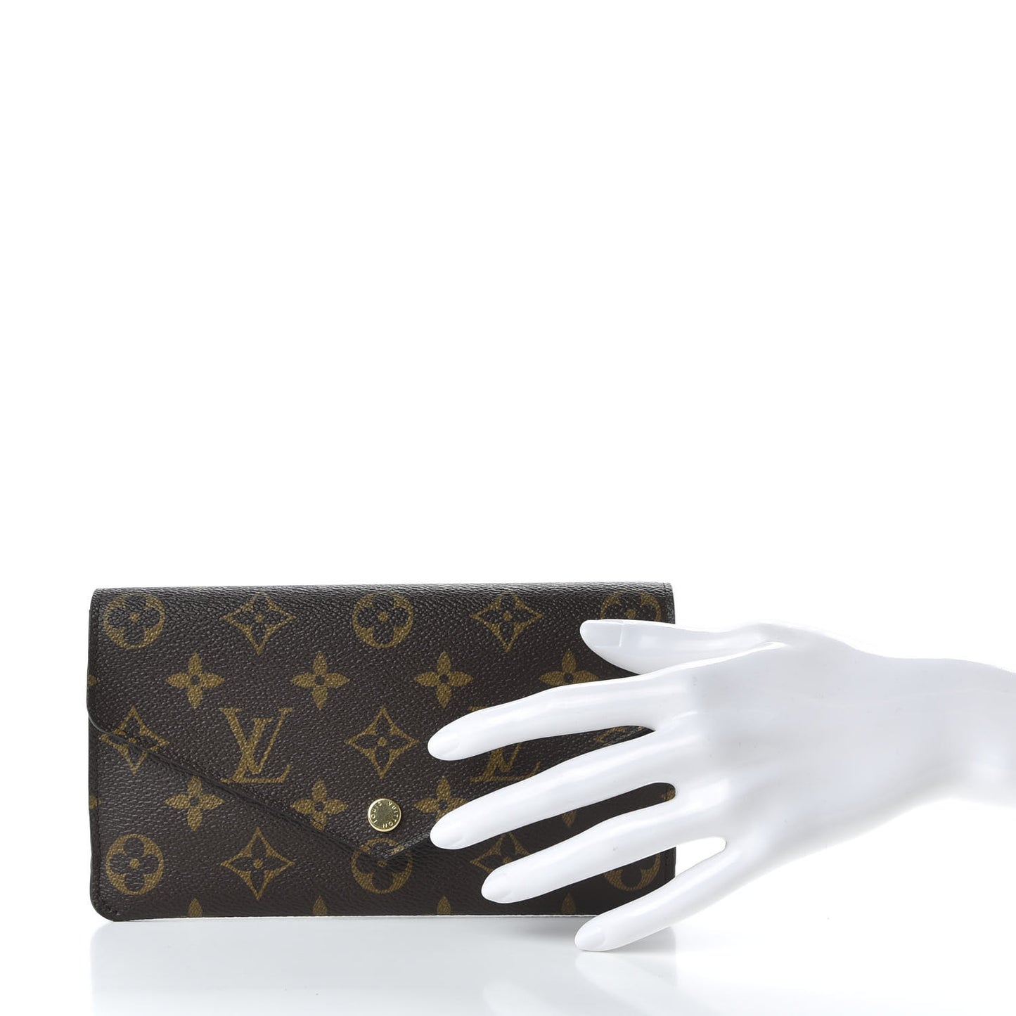 Monogram Jeanne Wallet Rose Ballerine