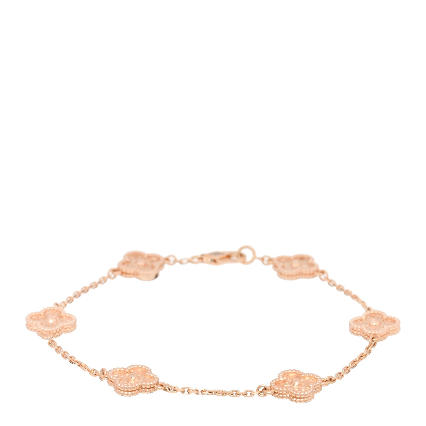 18K Rose Gold 6 Motifs Sweet Alhambra Bracelet