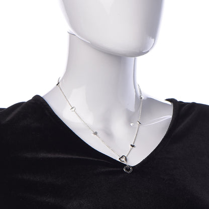 Tiffany Sterling Silver Heart Lariat Necklace 2 of 5