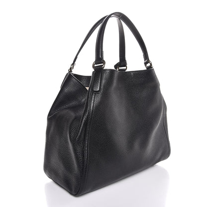 Gucci Pebbled Calfskin Medium Soho Shoulder Bag Black 3 of 7