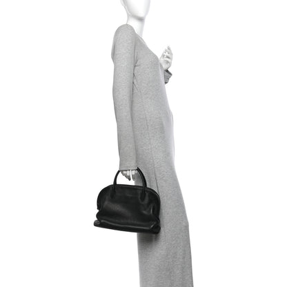 The Row Grained Calfskin Agnes 12 Black 2 of 11