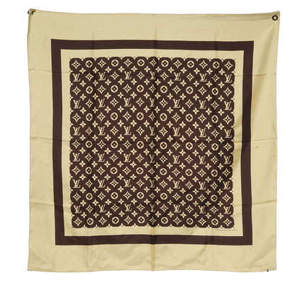 Louis Vuitton Silk Monogram Monaco Scarf 2 of 6