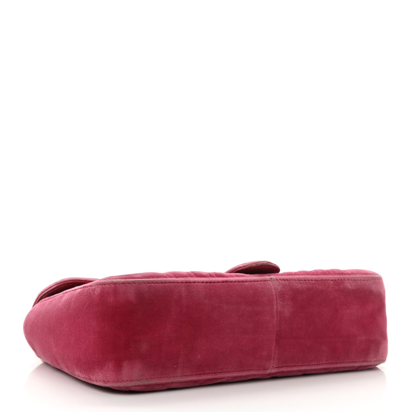 Velvet Matelasse Small GG Marmont Shoulder Bag Light Raspberry Rose