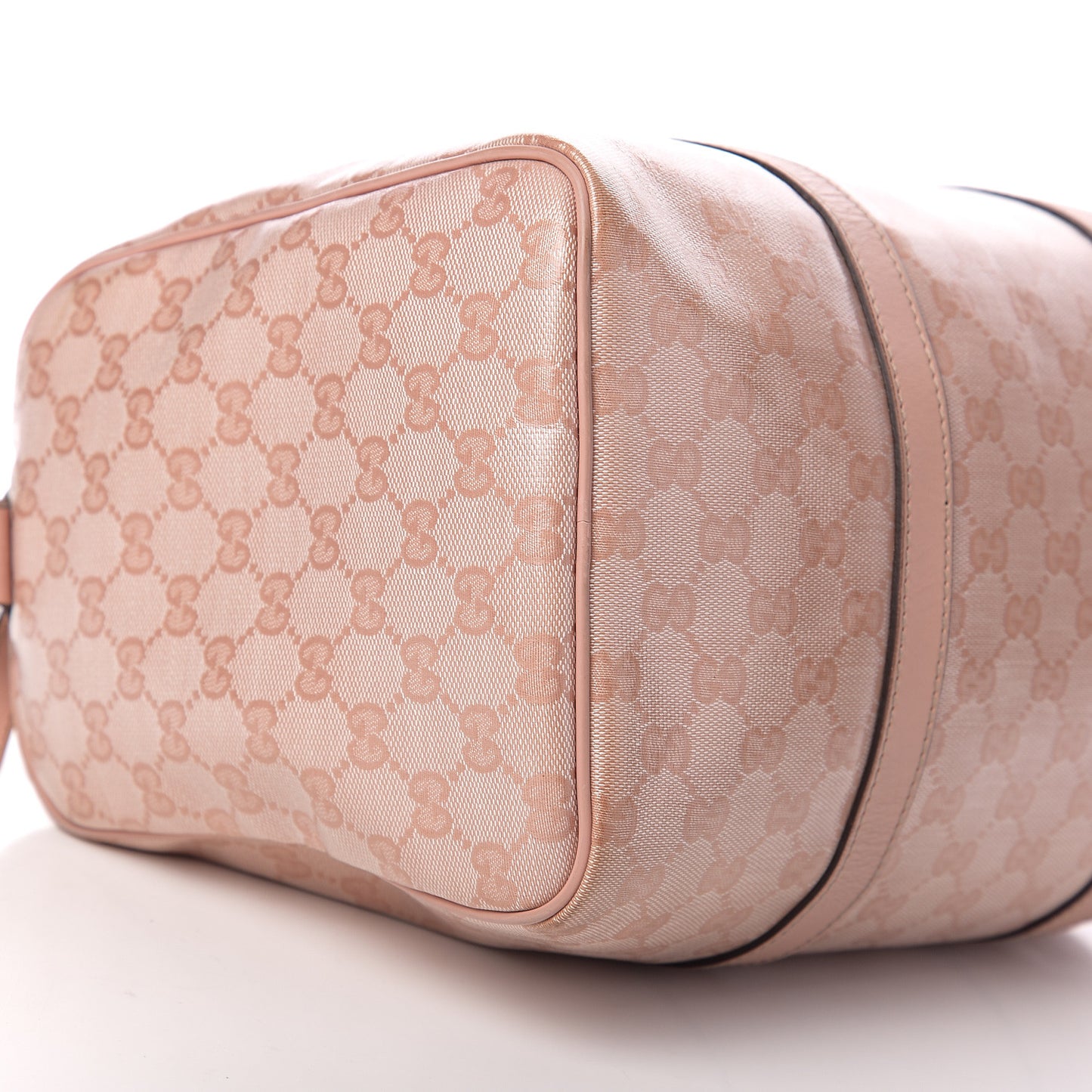 Crystal Monogram Joy Medium Boston Pink