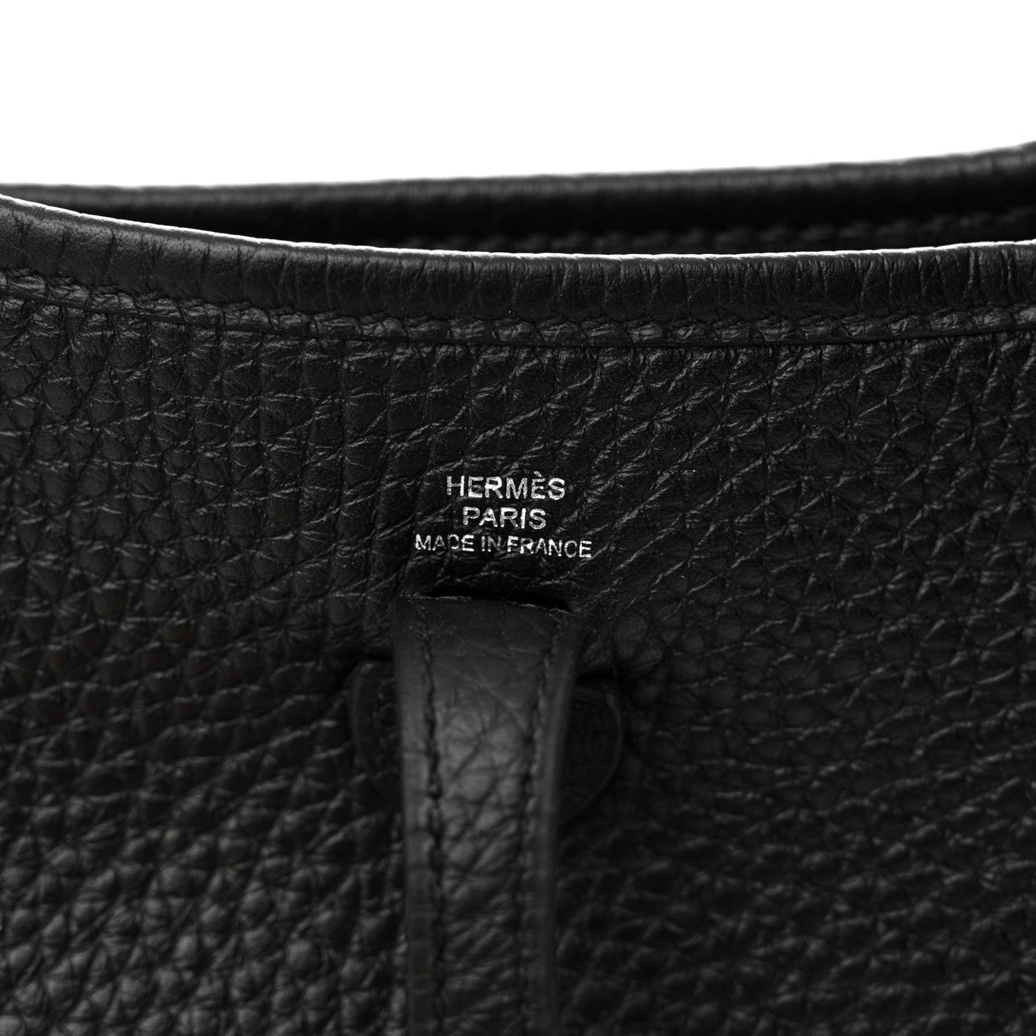 Hermes Taurillon Clemence Evelyne TPM Black 6 of 10