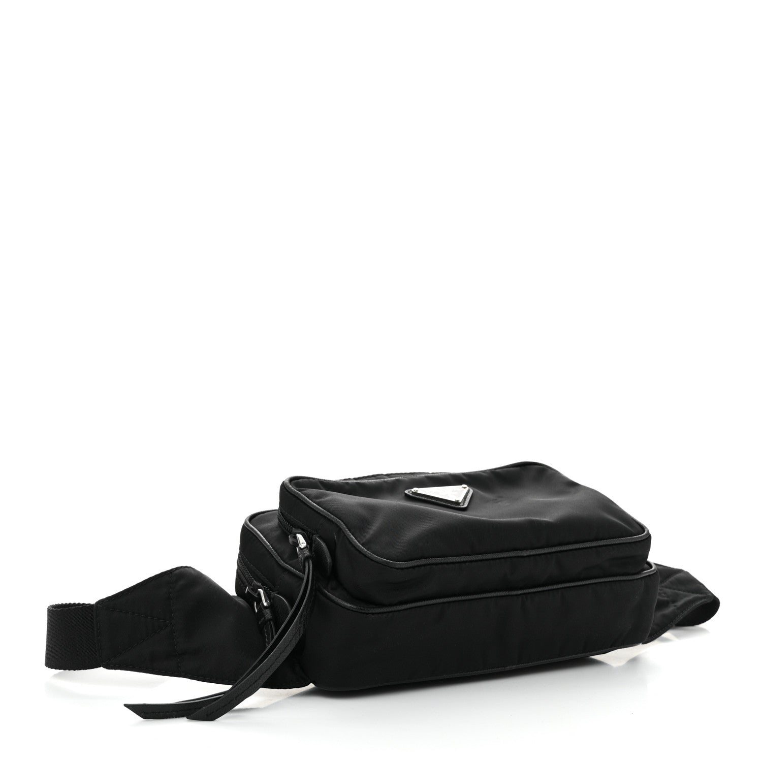 Prada Tessuto Nylon Belt Bag Black 4 of 12
