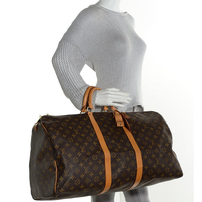 Louis Vuitton Monogram Keepall 55 2 of 7