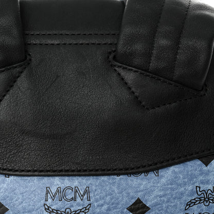 MCM Visetos Studded Medium Backpack Blue 12 of 15