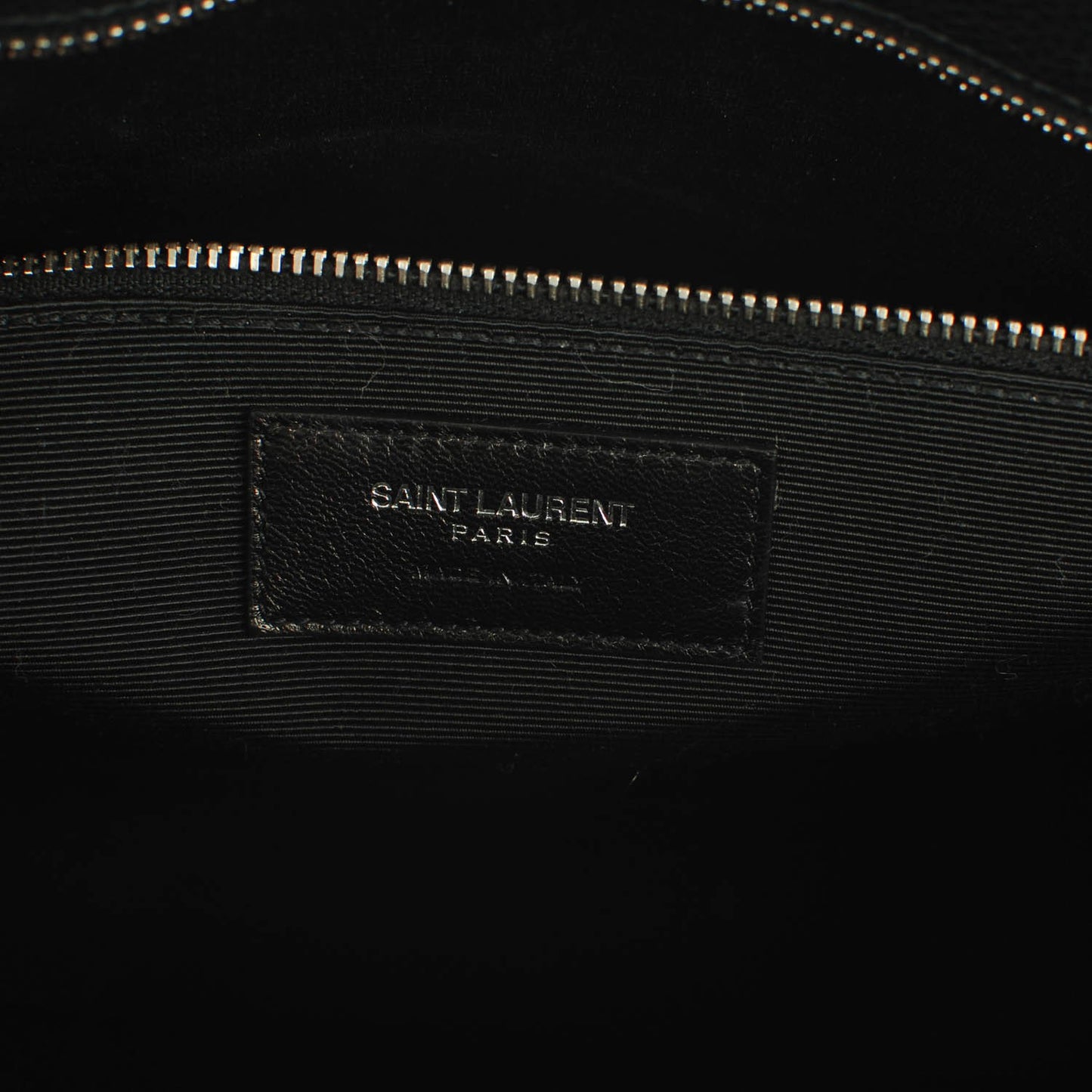 Grained Calfskin Small Sac De Jour Black