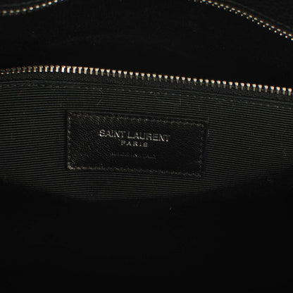 Saint Laurent Grained Calfskin Small Sac De Jour Black 6 of 7