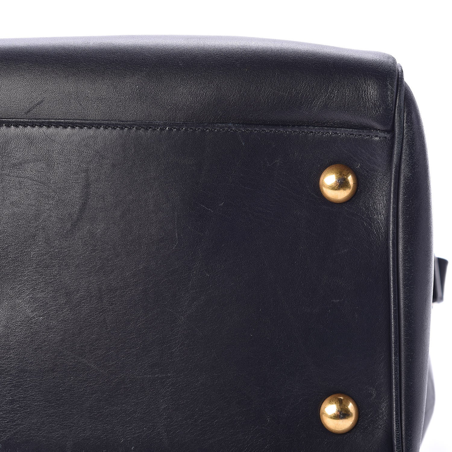 Saint Laurent Calfskin Classic Duffle 6 Marine 18 of 18