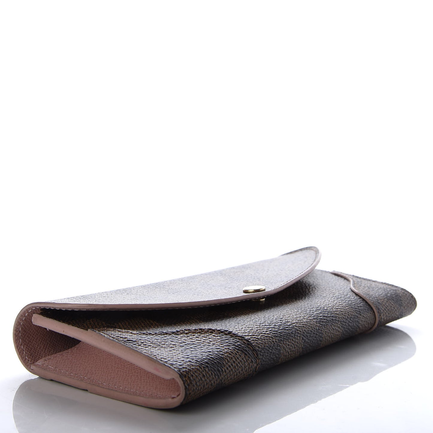 Damier Ebene Caissa Wallet Rose Ballerine