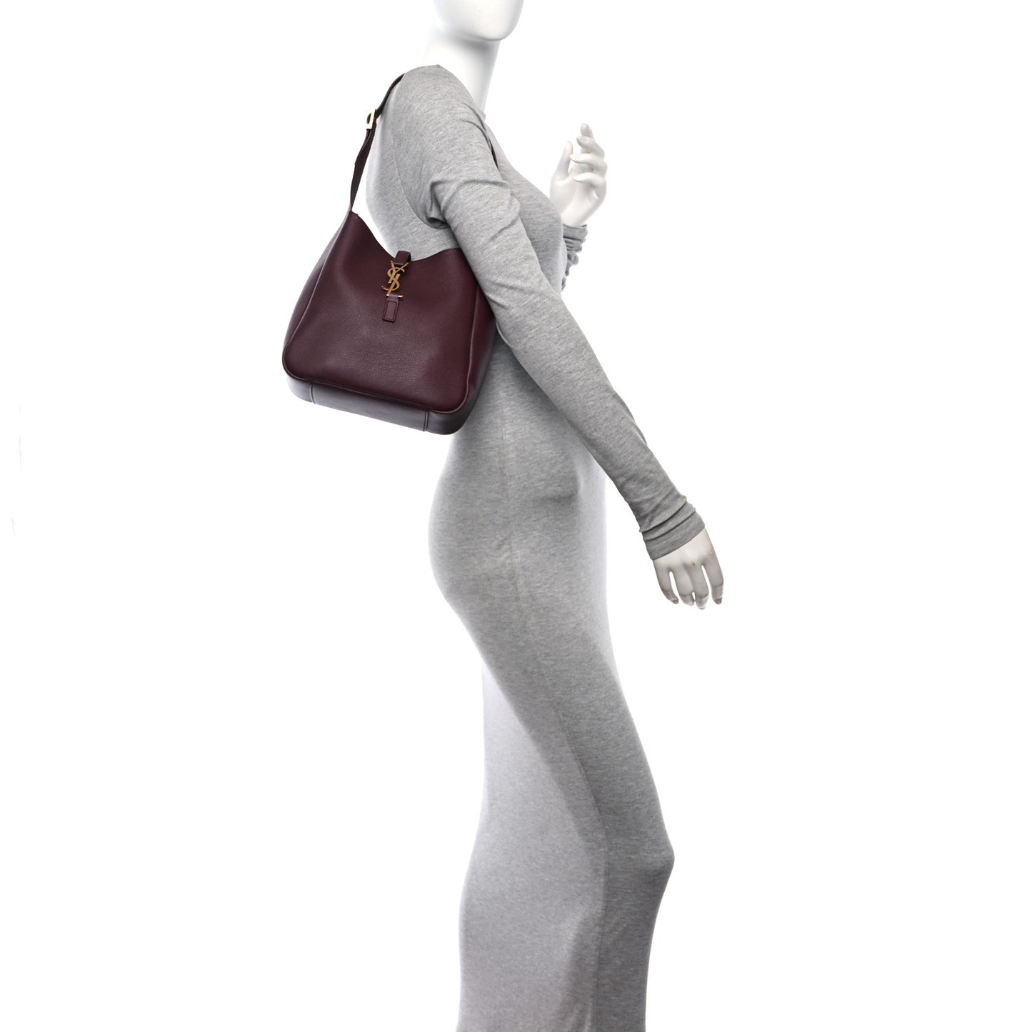 Smooth Calfskin Small Le 5 A 7 Soft Hobo Rouge Legion