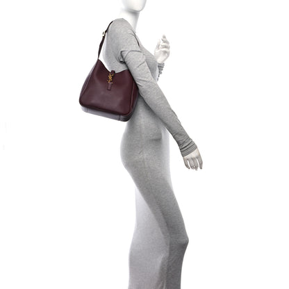 Saint Laurent Smooth Calfskin Small Le 5 A 7 Soft Hobo Rouge Legion 3 of 10