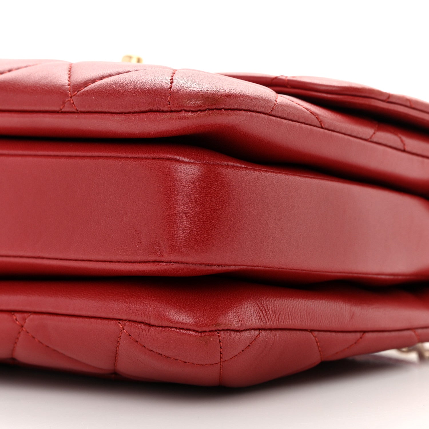 Chanel Lambskin Quilted Small Trendy CC Flap Dual Handle Bag Red 10 of 17