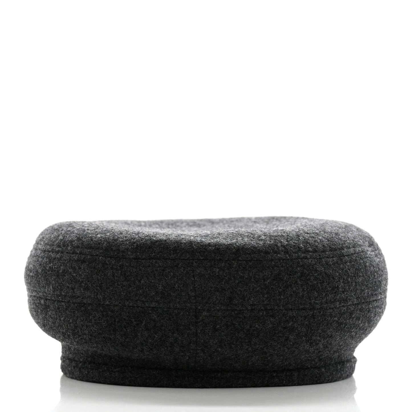 Wool Cashmere Saint Honore Clou De Selle Beret Black