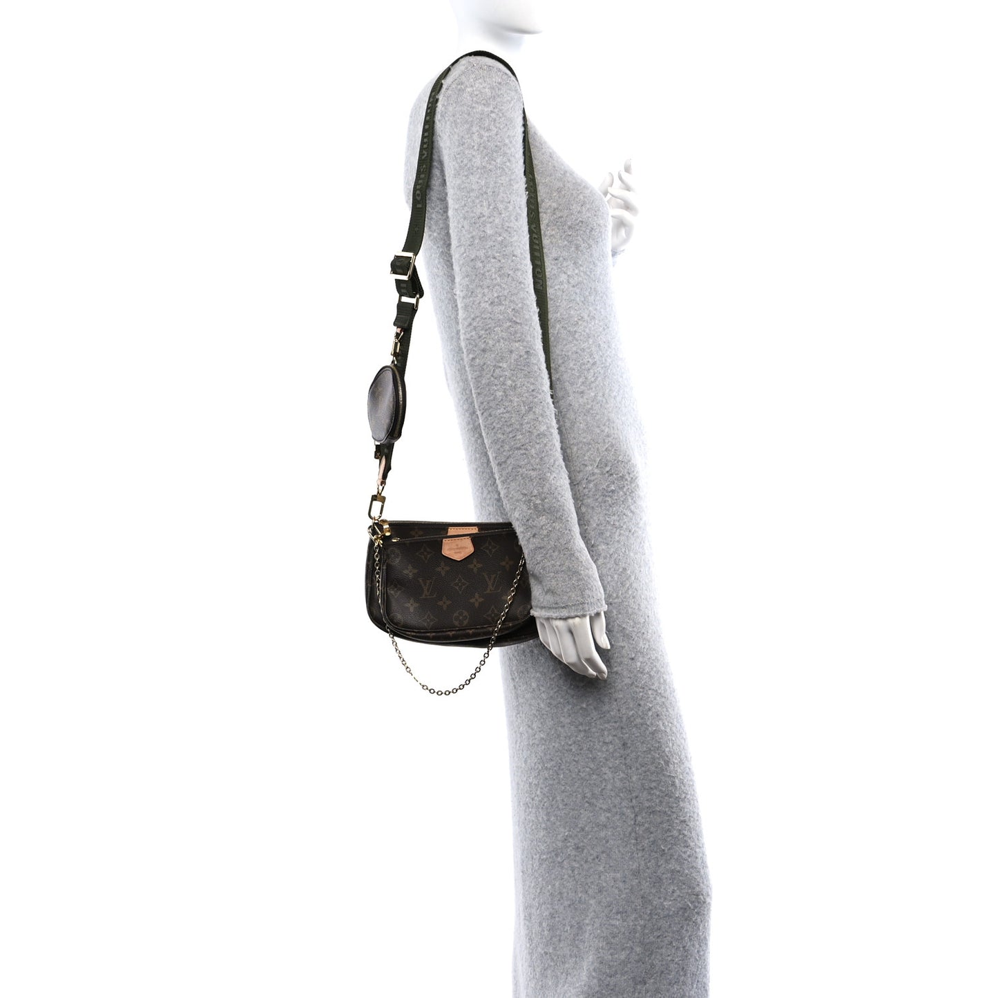 Monogram Multi Pochette Accessories Kaki