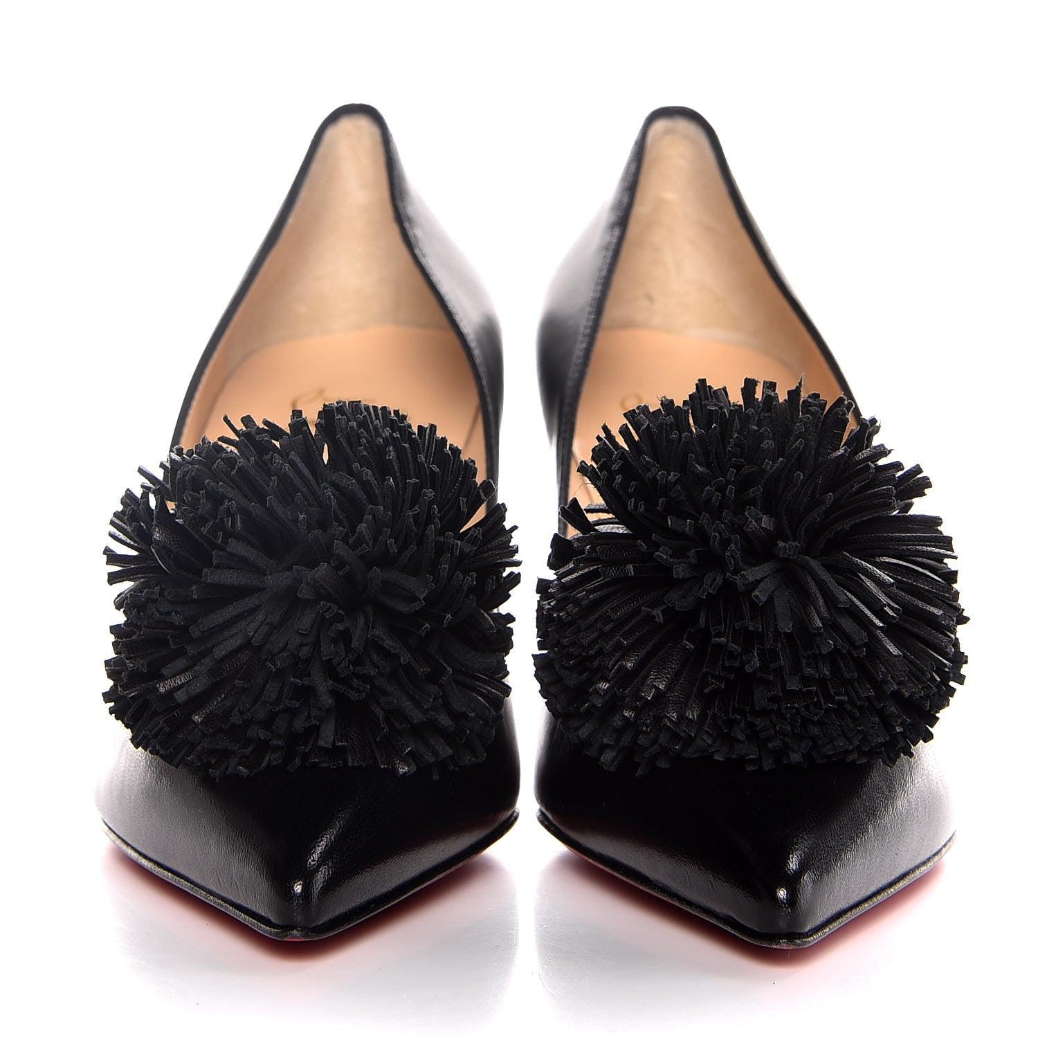 Christian Louboutin Shiny Nappa Konstantina 70 Pumps 37 Black 2 of 8