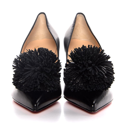 Christian Louboutin Shiny Nappa Konstantina 70 Pumps 37 Black 2 of 8