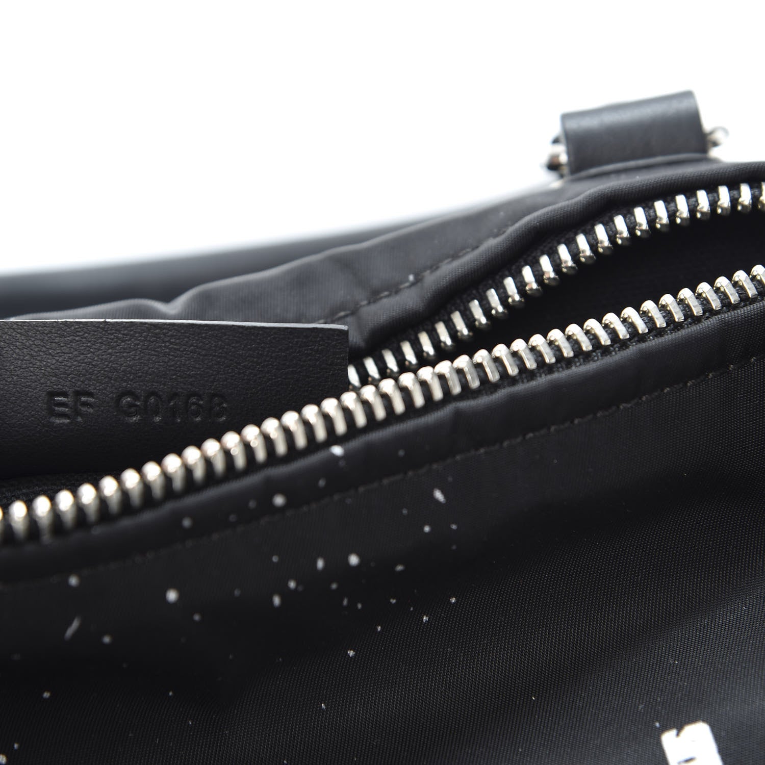 Givenchy Nylon Stencil Small Pandora Black White 8 of 9
